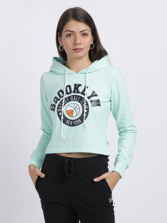 Damen-Sweatshirt mit Typografie-Print