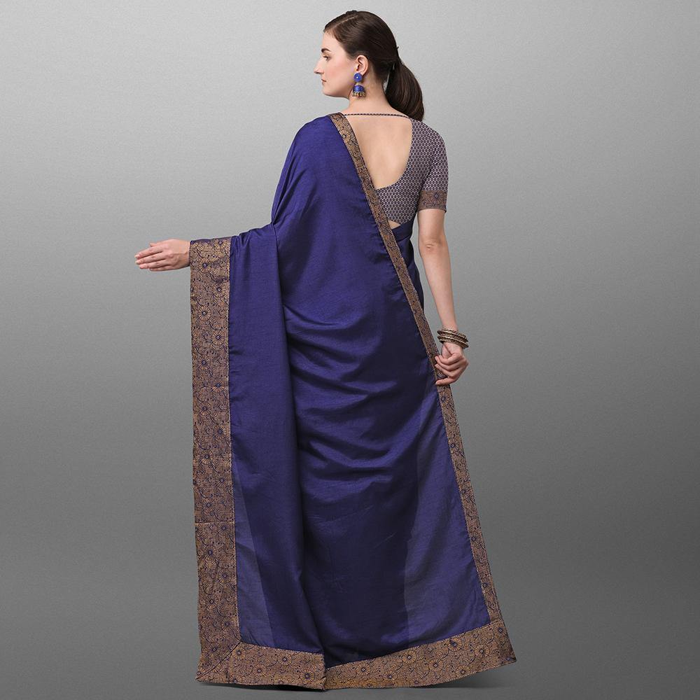 Banarasi verzierter Saree mit Jacquard-Boarder