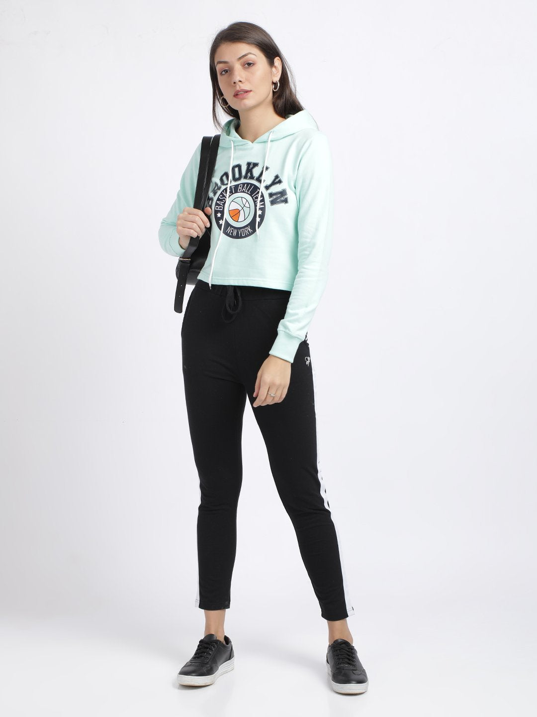 Damen-Sweatshirt mit Typografie-Print