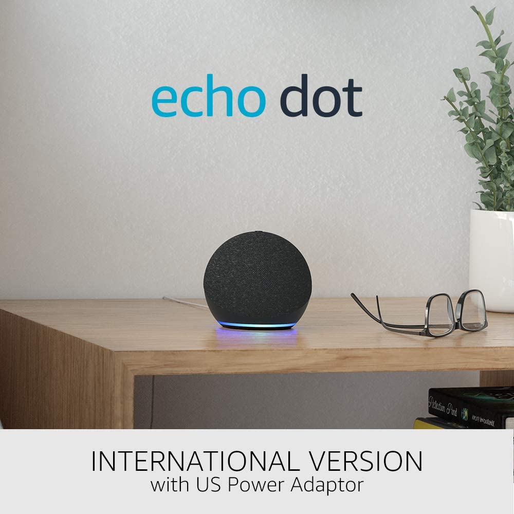 All-new Echo Dot (4th generation) International Version | Smart speaker with Alexa | Charcoal