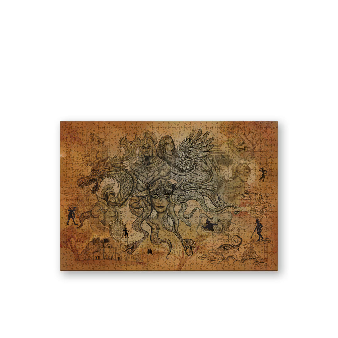 Maze War 19.25″X28″ 1000 Pieces Puzzle Horizontal