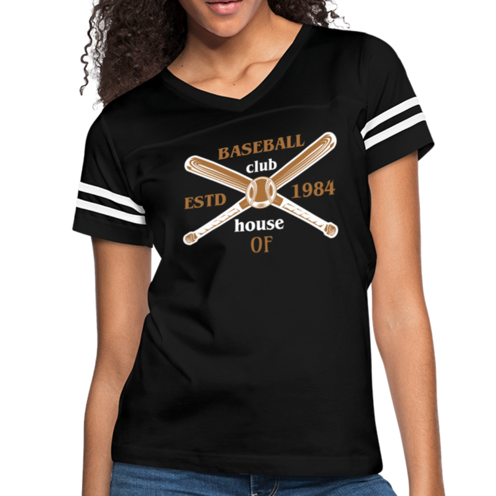 Der Vintage Sport-T - Shirt der BASEBALL-CLUB-Frauen