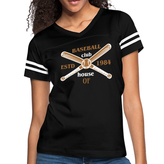 Der Vintage Sport-T - Shirt der BASEBALL-CLUB-Frauen