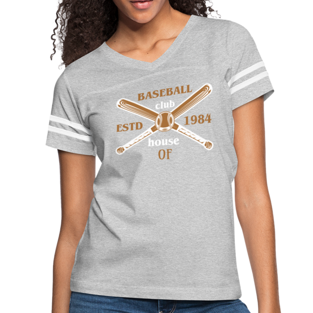 Der Vintage Sport-T - Shirt der BASEBALL-CLUB-Frauen