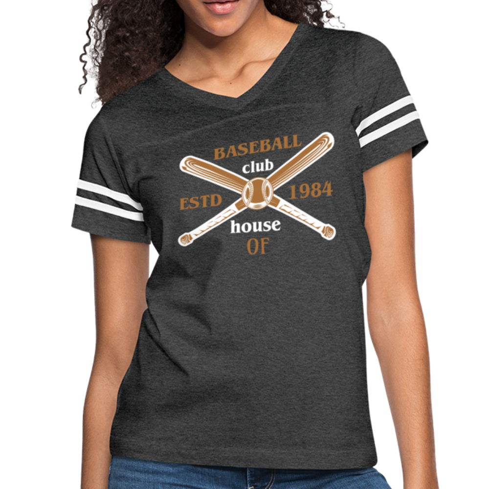 Der Vintage Sport-T - Shirt der BASEBALL-CLUB-Frauen