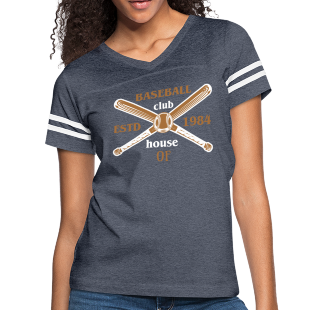 Der Vintage Sport-T - Shirt der BASEBALL-CLUB-Frauen